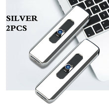 Load image into Gallery viewer, Portable Electric Lighter Usb Rechargeable Windproof Smoking
