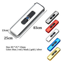 Load image into Gallery viewer, Portable Electric Lighter Usb Rechargeable Windproof Smoking
