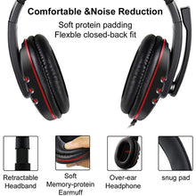 Load image into Gallery viewer, Rlovs Gaming Headset 3.5mm Wired Over-head Gamer Headphone With
