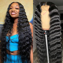 Load image into Gallery viewer, QT Loose Deep Wave Wig 13x4 Lace Front Wig 30 Inch Human Hair Wigs For
