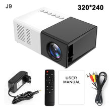 Load image into Gallery viewer, Salange J9pro Mini Projector Led Home Media Player Audio Portable
