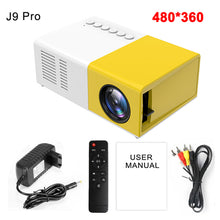 Load image into Gallery viewer, Salange J9pro Mini Projector Led Home Media Player Audio Portable
