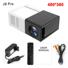 Load image into Gallery viewer, Salange J9pro Mini Projector Led Home Media Player Audio Portable
