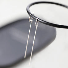 Load image into Gallery viewer, Simple Style Box Chain Tassel Drop Earrings For Women Long Dangle

