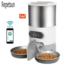 Load image into Gallery viewer, Smart App Pet Feeder Cat And Dog Food Dispenser Stainless Steel Bowl
