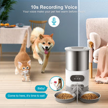 Load image into Gallery viewer, Smart App Pet Feeder Cat And Dog Food Dispenser Stainless Steel Bowl
