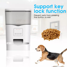 Load image into Gallery viewer, Smart Pet Feeder Wifi Timing Cat Dog Automatic Feeder App Remote
