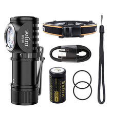 Load image into Gallery viewer, Sofirn Hs10 Usb C Rechargeable Mini 16340 Headlamp 1100lm Lh351d 90cri
