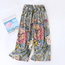 Load image into Gallery viewer, Summer new women's 100% viscose pajama pants cropped pants thin loose
