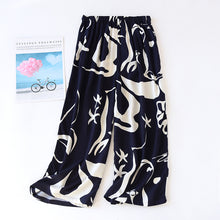 Load image into Gallery viewer, Summer new women's 100% viscose pajama pants cropped pants thin loose
