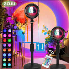 Load image into Gallery viewer, Sunset Projector Lamp Rainbow Atmosphere Night Light Sunset Light For
