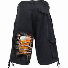 Load image into Gallery viewer, LIVE LOUD - Vintage Cargo Shorts Black
