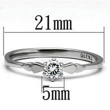 Load image into Gallery viewer, Women Stainless Steel Cubic Zirconia Rings TK697
