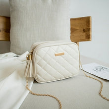 Load image into Gallery viewer, Tassel Small Messenger Bag For Women 2021 Trend Lingge Embroidery
