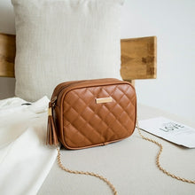 Load image into Gallery viewer, Tassel Small Messenger Bag For Women 2021 Trend Lingge Embroidery
