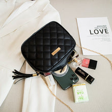 Load image into Gallery viewer, Tassel Small Messenger Bag For Women 2021 Trend Lingge Embroidery
