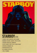 Load image into Gallery viewer, The Weeknd Vintage Kraft Paper Painting Poster And Print Alternative
