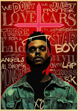 Load image into Gallery viewer, The Weeknd Vintage Kraft Paper Painting Poster And Print Alternative
