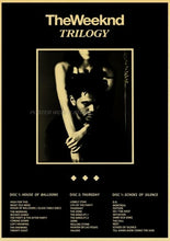 Load image into Gallery viewer, The Weeknd Vintage Kraft Paper Painting Poster And Print Alternative
