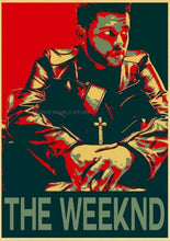 Load image into Gallery viewer, The Weeknd Vintage Kraft Paper Painting Poster And Print Alternative
