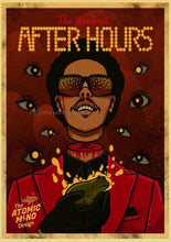 Load image into Gallery viewer, The Weeknd Vintage Kraft Paper Painting Poster And Print Alternative
