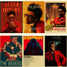 Load image into Gallery viewer, The Weeknd Vintage Kraft Paper Painting Poster And Print Alternative

