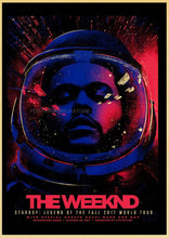 Load image into Gallery viewer, The Weeknd Vintage Kraft Paper Painting Poster And Print Alternative
