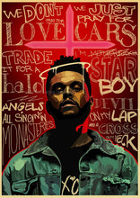 Load image into Gallery viewer, The Weeknd Vintage Kraft Paper Painting Poster And Print Alternative
