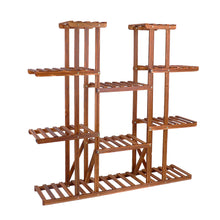 Load image into Gallery viewer, Unho Multi-tier Plant Stand, 46in Height Wood Flower Rack Holder 16
