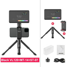 Load image into Gallery viewer, Ulanzi VL120 RGB Compact Video Light with Display Screen Diffuser Mini
