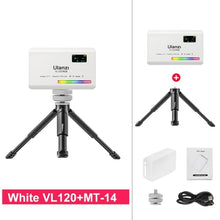 Load image into Gallery viewer, Ulanzi VL120 RGB Compact Video Light with Display Screen Diffuser Mini

