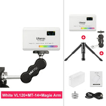 Load image into Gallery viewer, Ulanzi VL120 RGB Compact Video Light with Display Screen Diffuser Mini
