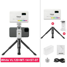 Load image into Gallery viewer, Ulanzi VL120 RGB Compact Video Light with Display Screen Diffuser Mini
