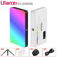 Load image into Gallery viewer, Ulanzi VL120 RGB Compact Video Light with Display Screen Diffuser Mini
