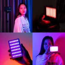 Load image into Gallery viewer, Ulanzi VL120 RGB Compact Video Light with Display Screen Diffuser Mini
