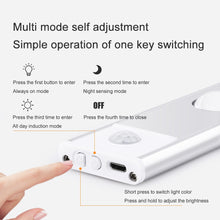 Load image into Gallery viewer, Ultra Thin Led Light Cabinet Lamp Pir Motion Sensor Wireless Usb
