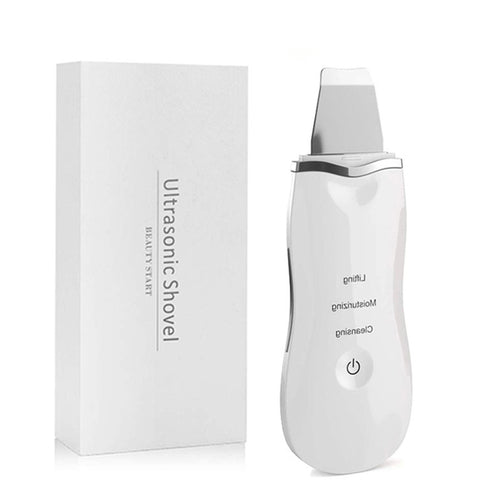 Ultrasonic Skin Scrubber Vibration Face Spatula Blackhead Remover