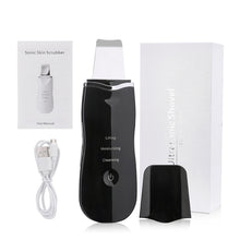 Load image into Gallery viewer, Ultrasonic Skin Scrubber Vibration Face Spatula Blackhead Remover
