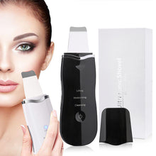 Load image into Gallery viewer, Ultrasonic Skin Scrubber Vibration Face Spatula Blackhead Remover
