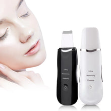 Load image into Gallery viewer, Ultrasonic Skin Scrubber Vibration Face Spatula Blackhead Remover
