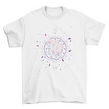 Load image into Gallery viewer, Virgo floral zodiac sign t-shirt
