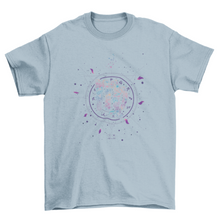 Load image into Gallery viewer, Virgo floral zodiac sign t-shirt
