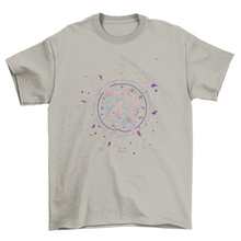 Load image into Gallery viewer, Virgo floral zodiac sign t-shirt
