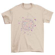 Load image into Gallery viewer, Virgo floral zodiac sign t-shirt
