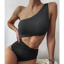 Load image into Gallery viewer, VigoCasey Patchwork Swimwear Women 2022 Sexy One Piece Swimsuit Female
