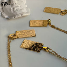 Load image into Gallery viewer, Vintage Zodiac Necklace For Women Gold Stainless Steel Constellation

