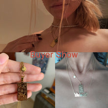 Load image into Gallery viewer, Vintage Zodiac Necklace For Women Gold Stainless Steel Constellation
