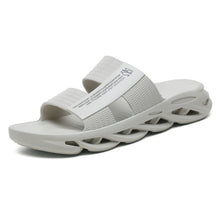 Load image into Gallery viewer, Weh Slippers Men Summer Luxury 2021 Beach Men Slippers Simple Black
