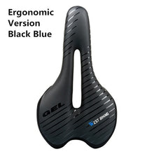 Load image into Gallery viewer, WEST BIKING Bicycle Saddle with Tail Light Thicken Widen MTB Soft

