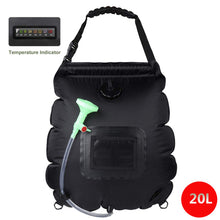Load image into Gallery viewer, Water Bags 20l Outdoor Camping Hiking Solar Shower Bag Heating Camping
